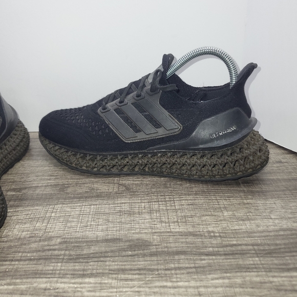 adidas Ultra 4DFWD Black Carbon (2022) Mens Size 6.5 Running Gym Sneakers Shoes - Picture 2 of 10